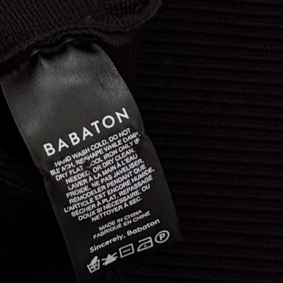 Aritzia Babaton Sculpt Knit Ribbed Dress Size XS - Picture 8 of 10